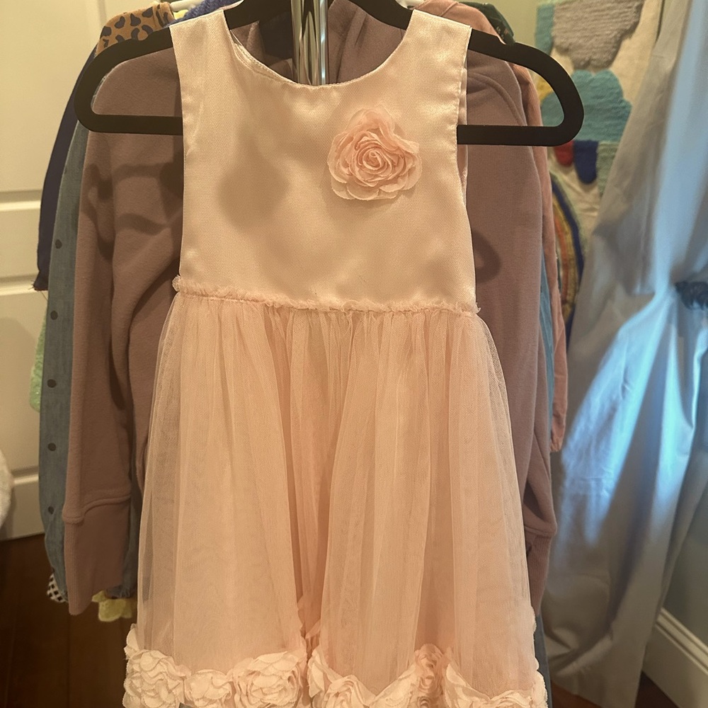 Beautiful Blush Pink Dress with satin lining.